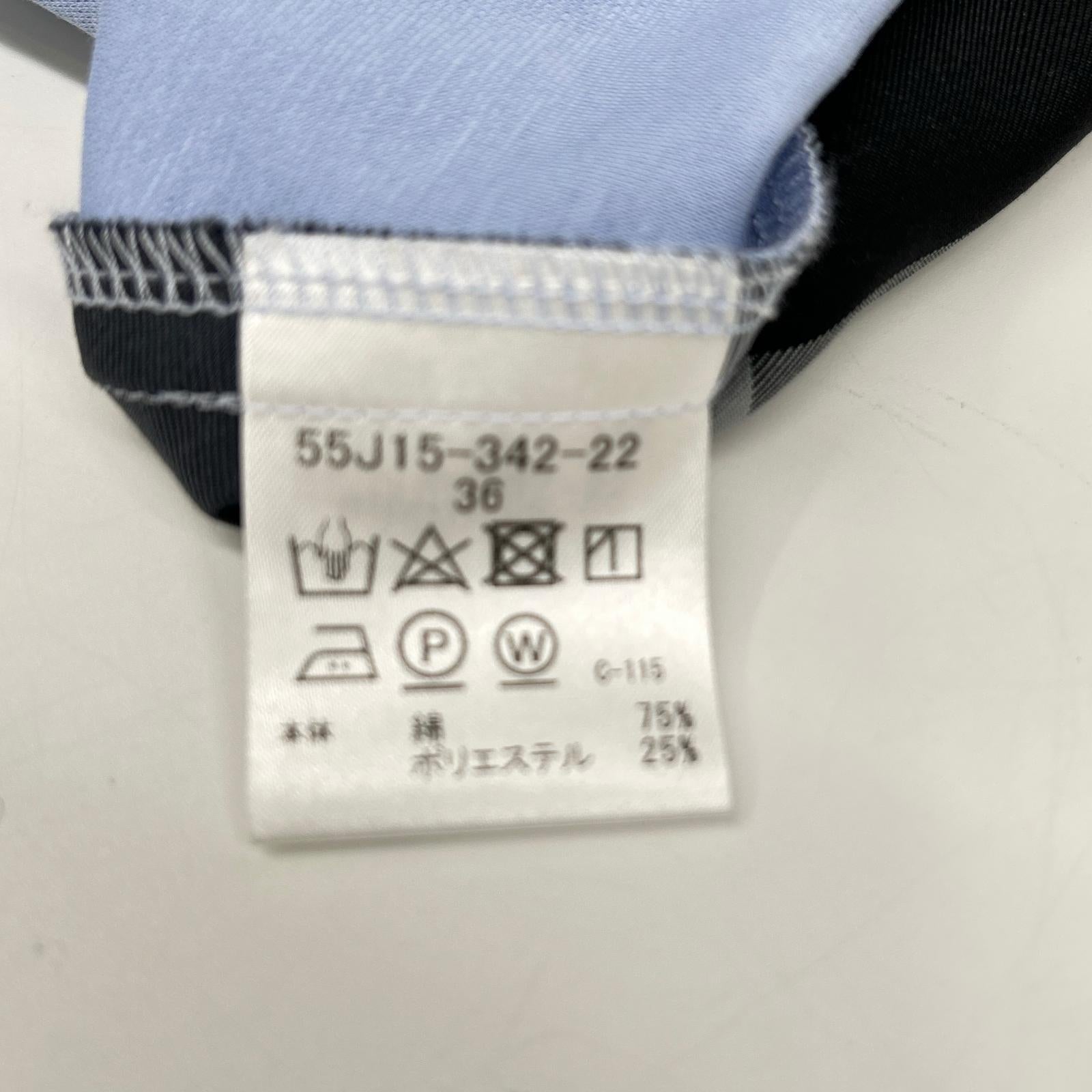 BLUE LABEL CRESTBRIDGE 2024 Light Blue Cotton Blend Crestbridge Check Compact Light Ponti Dress