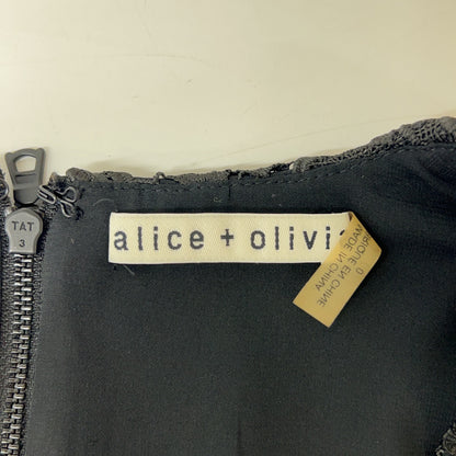 alice+olivia 爱丽丝+奥利维亚 花卉镂空无袖连衣裙/半身裙 共2件 套装