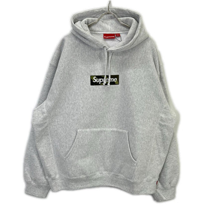 Supreme シュプリーム 23AW 浅灰色 Box Logo 连帽卫衣 迷彩Box Logo连帽衫 上衣