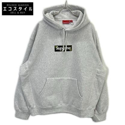 Supreme シュプリーム 23AW 浅灰色 Box Logo 连帽卫衣 迷彩Box Logo连帽衫 上衣