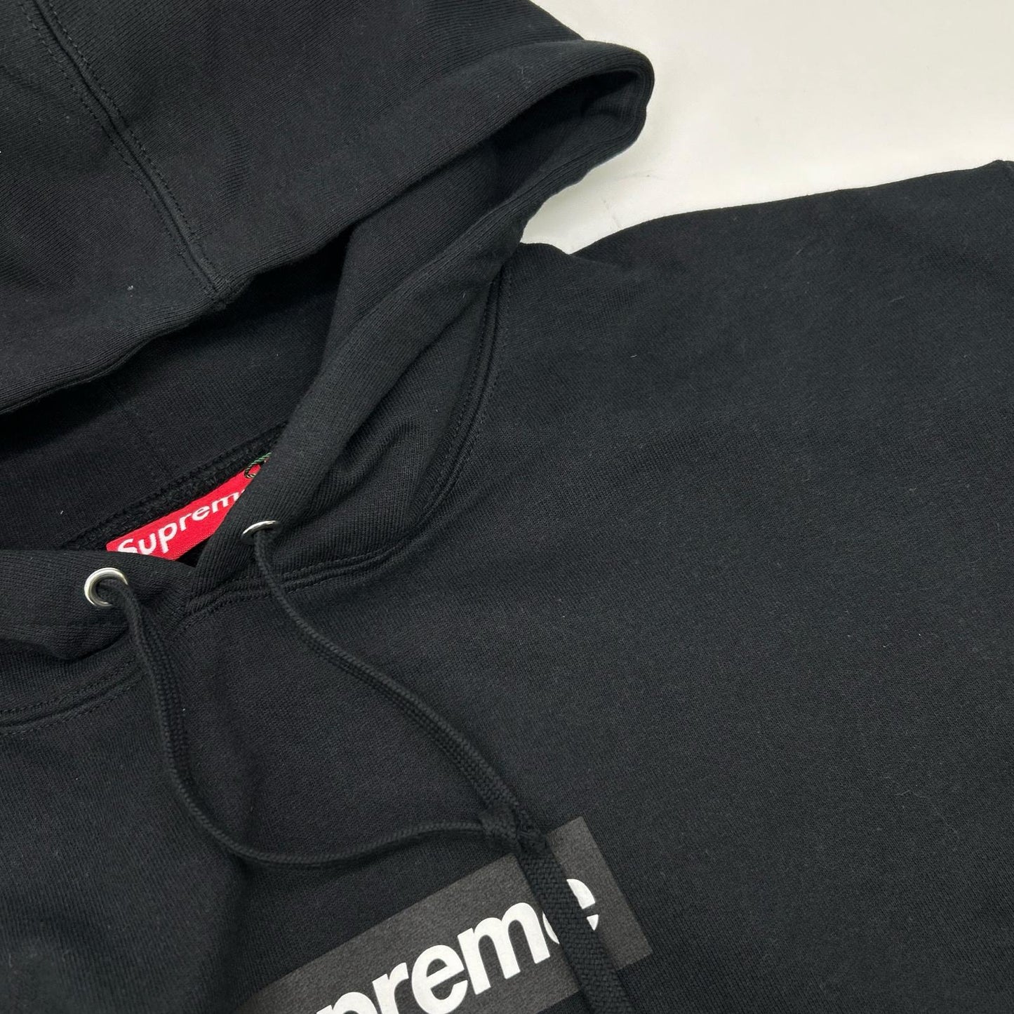 Supreme シュプリーム 23SS ブラック West Hollywood オープン記念 LA Box Logo Hooded Sweatshirt ハリウッド ボックスロゴパーカ トップス