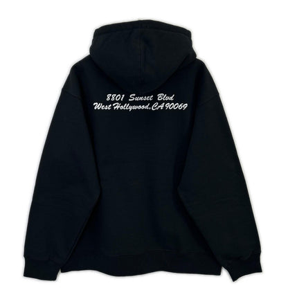 Supreme シュプリーム 23SS ブラック West Hollywood オープン記念 LA Box Logo Hooded Sweatshirt ハリウッド ボックスロゴパーカ トップス