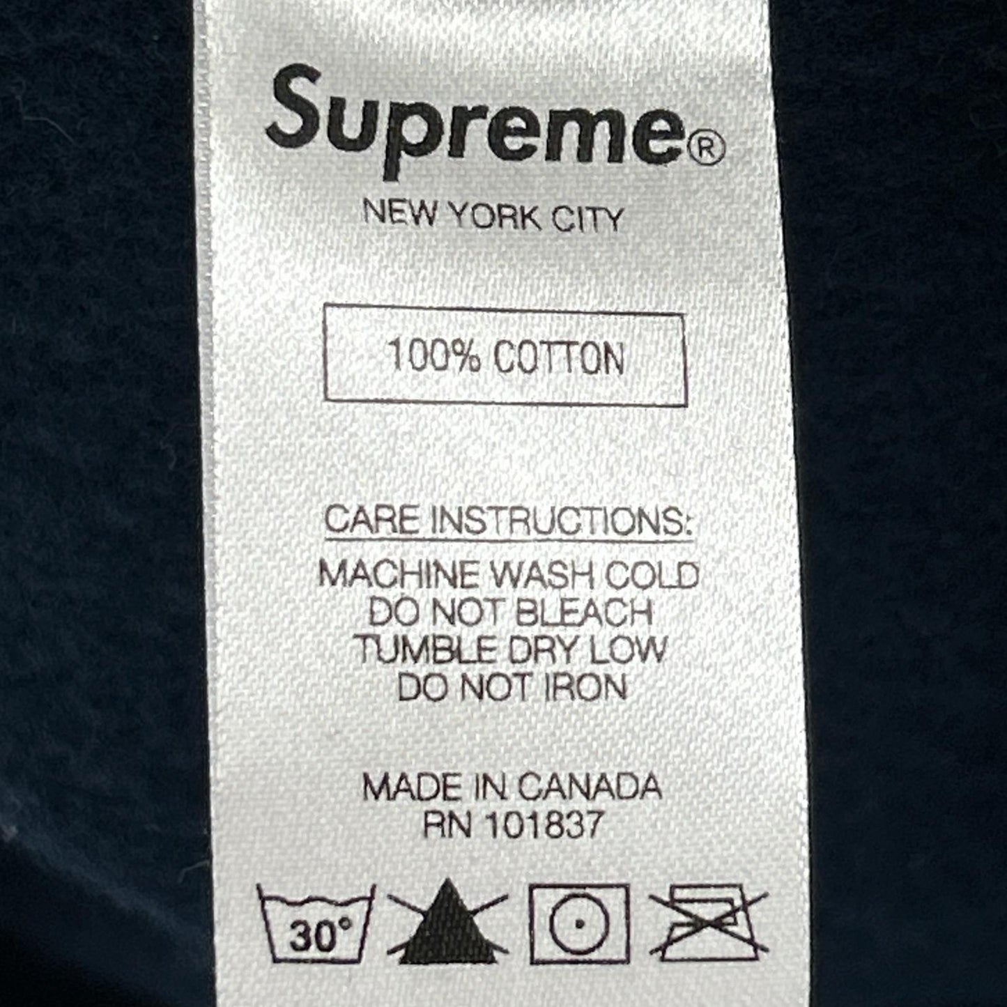 Supreme シュプリーム 新品未使用 19AW ネイビー Bandana Box Logo Hooded バンダナボックスロゴパーカー トップス