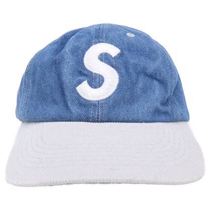 Supreme シュプリーム 【美品】SS24 2-Tone S Logo 6-Panel Washed Denim 2トーン Sロゴ 6パネルキャップ 帽子