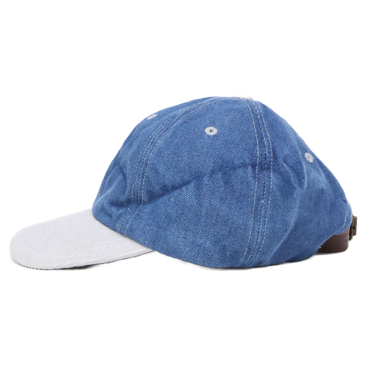 Supreme シュプリーム 【美品】SS24 2-Tone S Logo 6-Panel Washed Denim 2トーン Sロゴ 6パネルキャップ 帽子