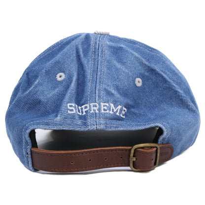 Supreme シュプリーム 【美品】SS24 2-Tone S Logo 6-Panel Washed Denim 2トーン Sロゴ 6パネルキャップ 帽子
