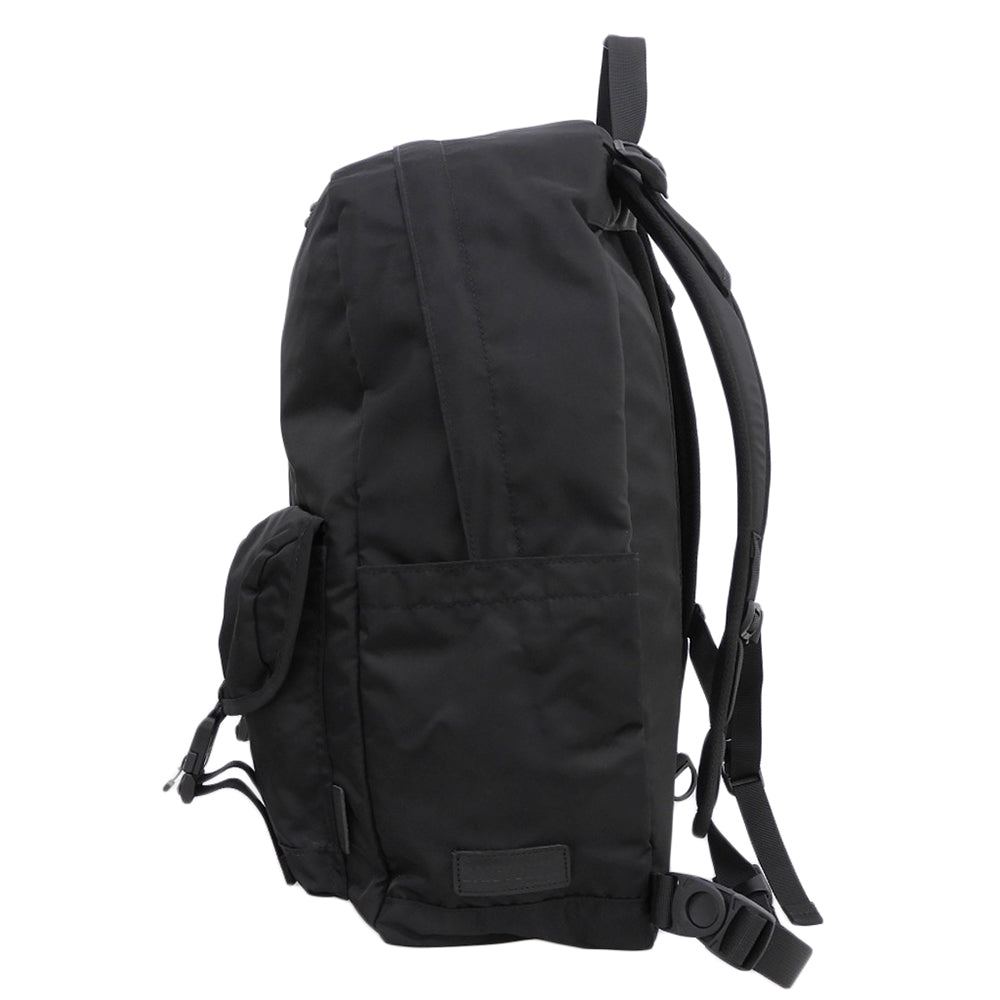 bagjack 【BAICYCLON】Nylon Flap Pocket Backpack Men's Black Backpack