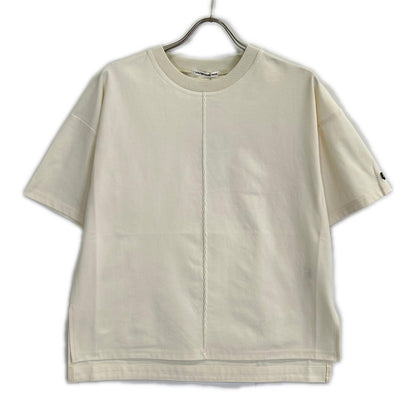 VIVIENNE TAM ヴィヴィアンタム 15275764 ホワイト ポリウレタン フロントステッチ ショートスリーブプルオーバー トップス