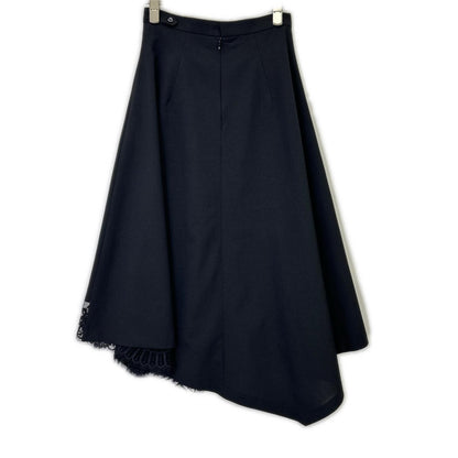 AKANEUTSUNOMIYA アカネウツノミヤ STUDIOUS別注 SAO-FSK101-3002 ブラック lace hem skirt/レースヘムスカート スカート