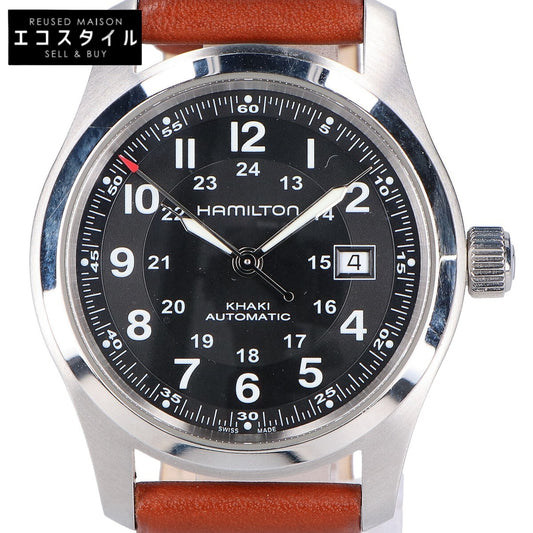 HAMILTON H70555533 Khaki Field Open-Heart Black Dial Automatic Watch