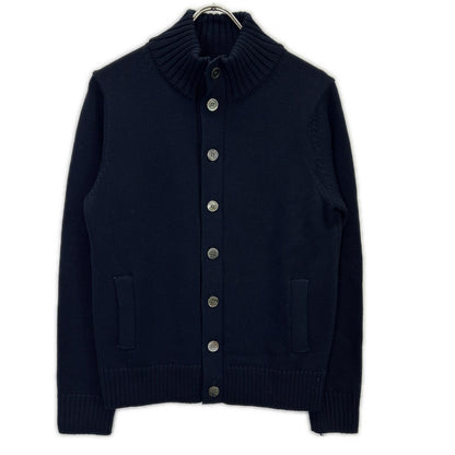 Maker’s Shirt 鎌倉 メーカーズシャツ鎌倉 NM1044 ネイビー ウール100 ボトルネック ロングスリーブ ボタンジャケット ジャケット