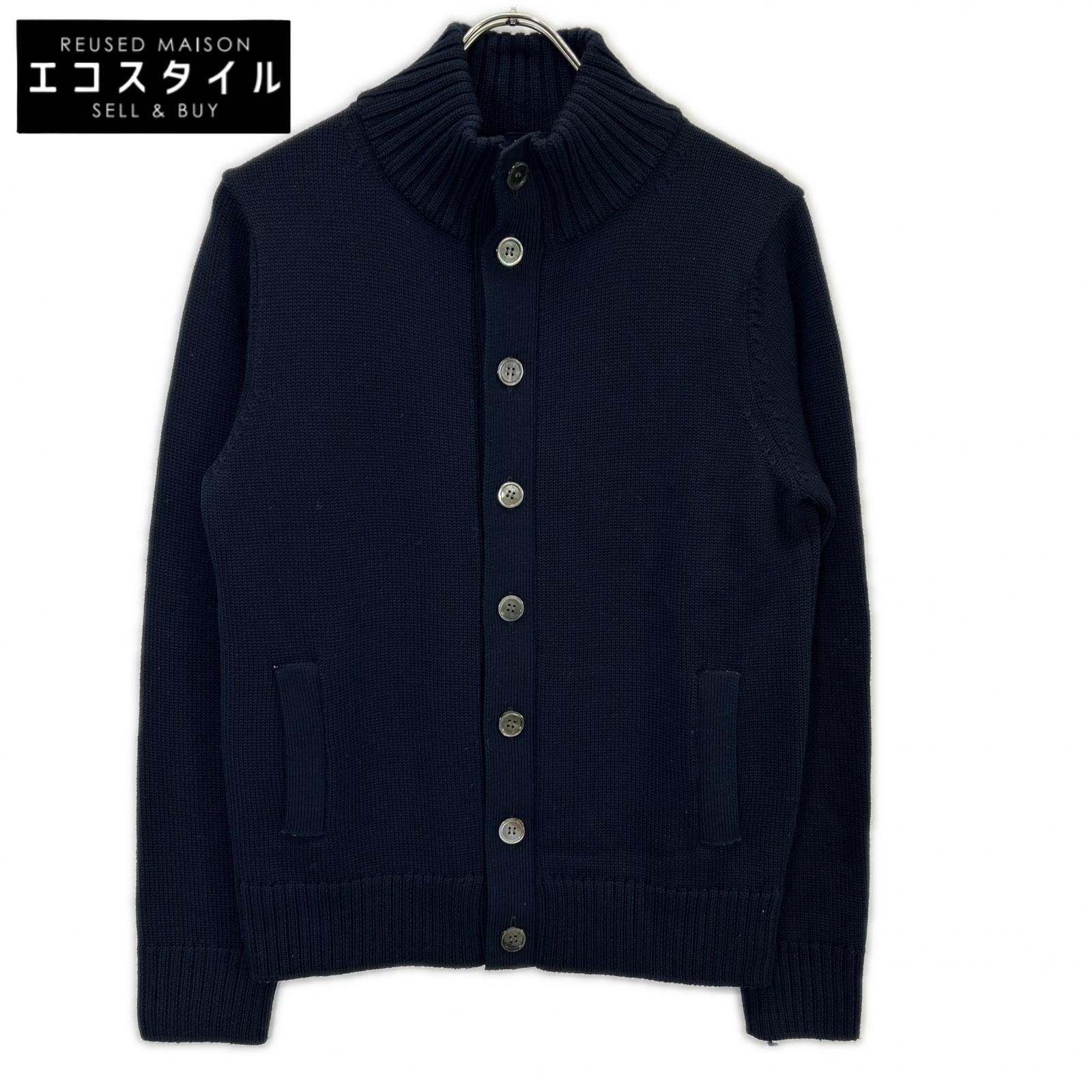 Maker’s Shirt 鎌倉 メーカーズシャツ鎌倉 NM1044 ネイビー ウール100 ボトルネック ロングスリーブ ボタンジャケット ジャケット