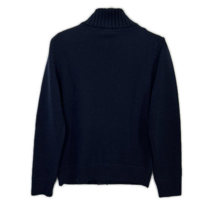 Maker’s Shirt 鎌倉 メーカーズシャツ鎌倉 NM1044 ネイビー ウール100 ボトルネック ロングスリーブ ボタンジャケット ジャケット