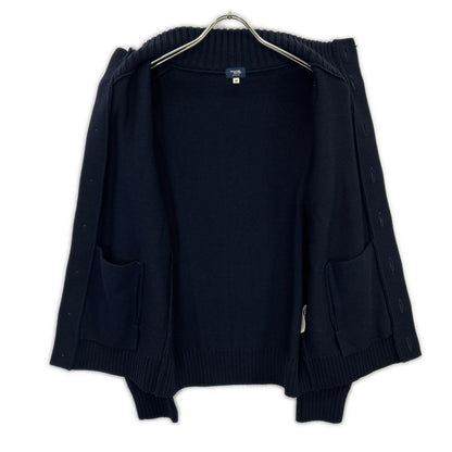 Maker’s Shirt 鎌倉 メーカーズシャツ鎌倉 NM1044 ネイビー ウール100 ボトルネック ロングスリーブ ボタンジャケット ジャケット