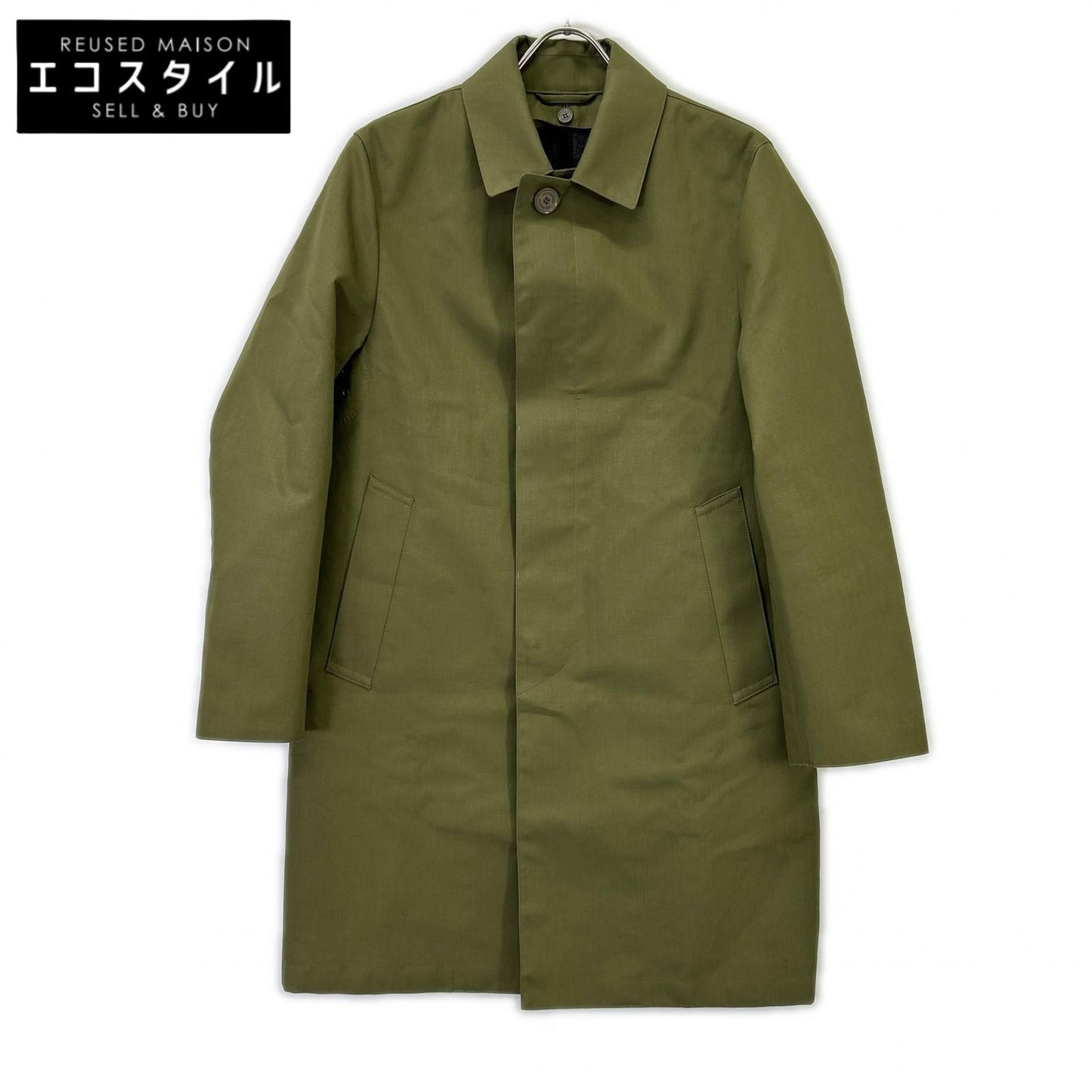 MACKINTOSH PHILOSOPHY マッキントッシュフィロソフィー H1C11-607-73 グリーン ライナー付きステンカラーコート コート