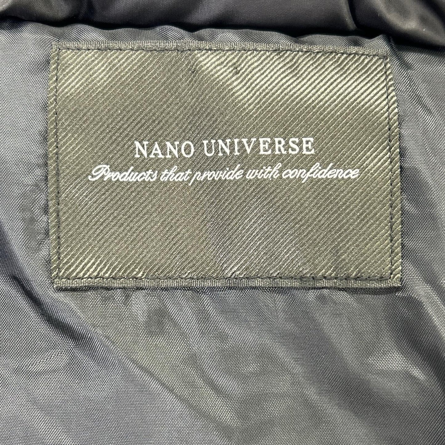 nano universe ナノユニバース 668-0114002 ﾁｬｺｰﾙ 河田ﾌｪｻﾞｰ ｺｰﾃｨﾝｸﾞﾛﾝｸﾞﾀﾞｳﾝ コート S