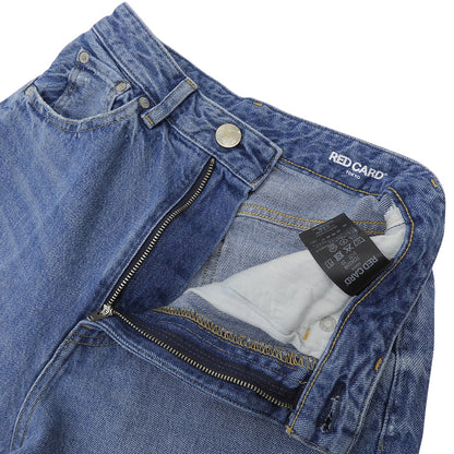Dakota Cotton Zip Fly Center Press Straight Denim Pants Bottoms Women's Blue 23 723432HN Bottoms 23 Women's