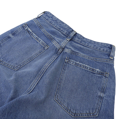 Dakota Cotton Zip Fly Center Press Straight Denim Pants Bottoms Women's Blue 23 723432HN Bottoms 23 Women's