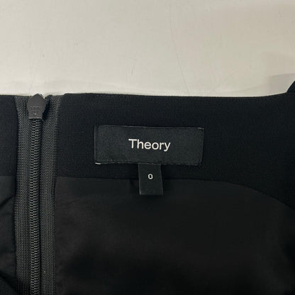 Theory セオリー 01-3106412 23SS ブラック スクエアネック ジャンプスーツ オールインワン オーバーオール オールインワン