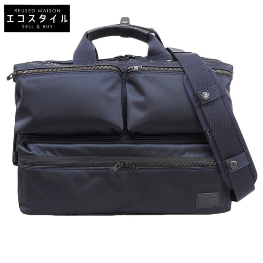 Luggage Label ZONE Nylon 3-Way Briefcase Business Bag Men's Navy 973-05750 Business Bag Briefcase