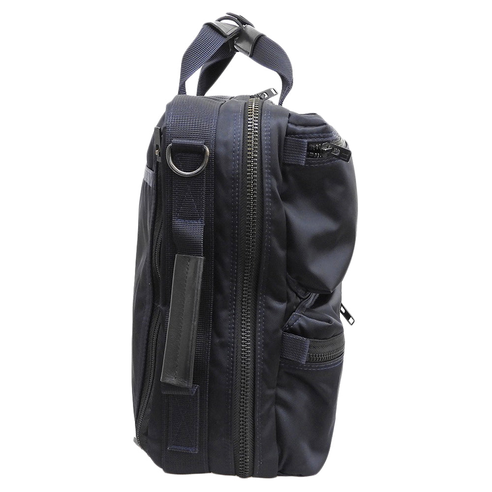 LUGGAGE LABEL ラゲッジレーベル ZONE ゾーン ナイロン 3WAY ブリーフケース ビジネスバッグ メンズ ネイビー 973-05750 ビジネスバッグ ブリーフケース