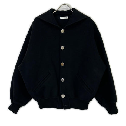 MADISON BLUE 23FW MB234-1012 Black Wool Beaver Metal Button RV Sailor Blouson Tops 00 (XS)