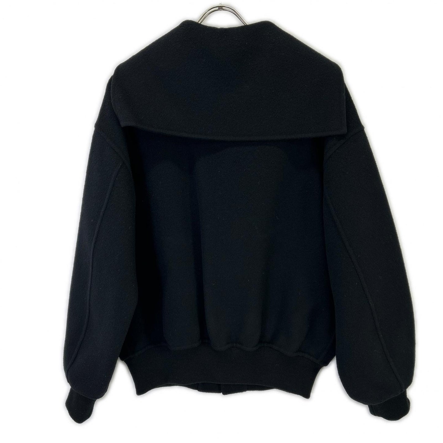 MADISON BLUE 23FW MB234-1012 Black Wool Beaver Metal Button RV Sailor Blouson Tops 00 (XS)