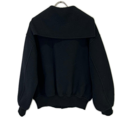 MADISON BLUE マディソンブルー 23FW MB234-1012 black wool beaver metal buttons RV SAILOR BLOUSON/sailor-collar blouson tops