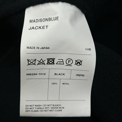 MADISON BLUE マディソンブルー 23FW MB234-1012 black wool beaver metal buttons RV SAILOR BLOUSON/sailor-collar blouson tops