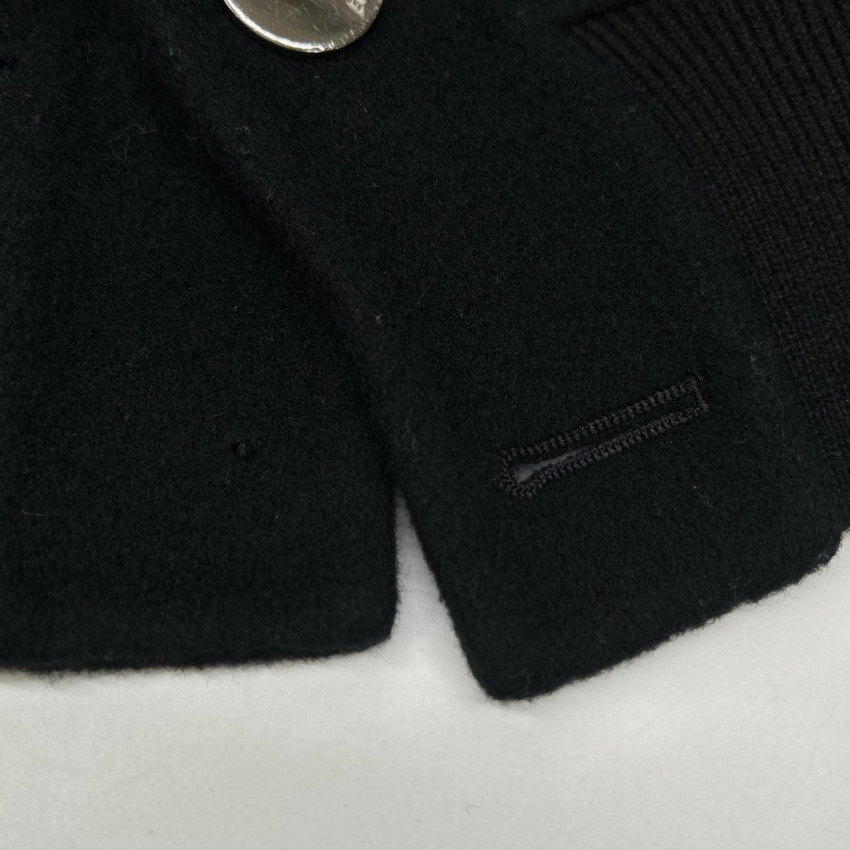 MADISON BLUE マディソンブルー 23FW MB234-1012 black wool beaver metal buttons RV SAILOR BLOUSON/sailor-collar blouson tops