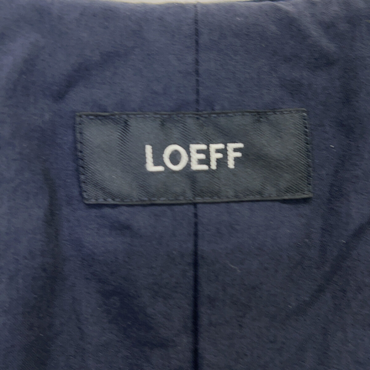 LOEFF ロエフ 8825-243-0045 ﾈｲﾋﾞｰ ｳｰﾙ混 ｼﾞｯﾌﾟｱｯﾌﾟﾎﾞｱ府r-ｽﾍﾞｽﾄ ベスト 1