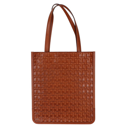 Tsuchiya Kaban Manufacturing Tsuchiya Kaban Manufacturing Like New A25P00248500121 TSUCHIYA Flat Tote Signature Raised Tote Bag