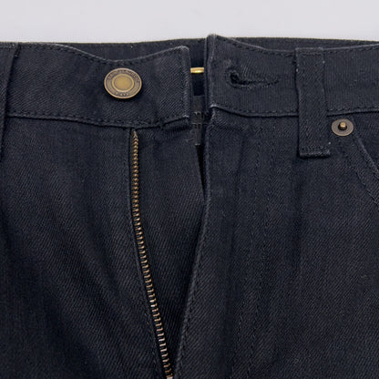 614478 YS500 ﾌﾞﾗｯｸ ｽｷﾆｰﾃﾞﾆﾑﾊﾟﾝﾂ ボトムス 25 レディース