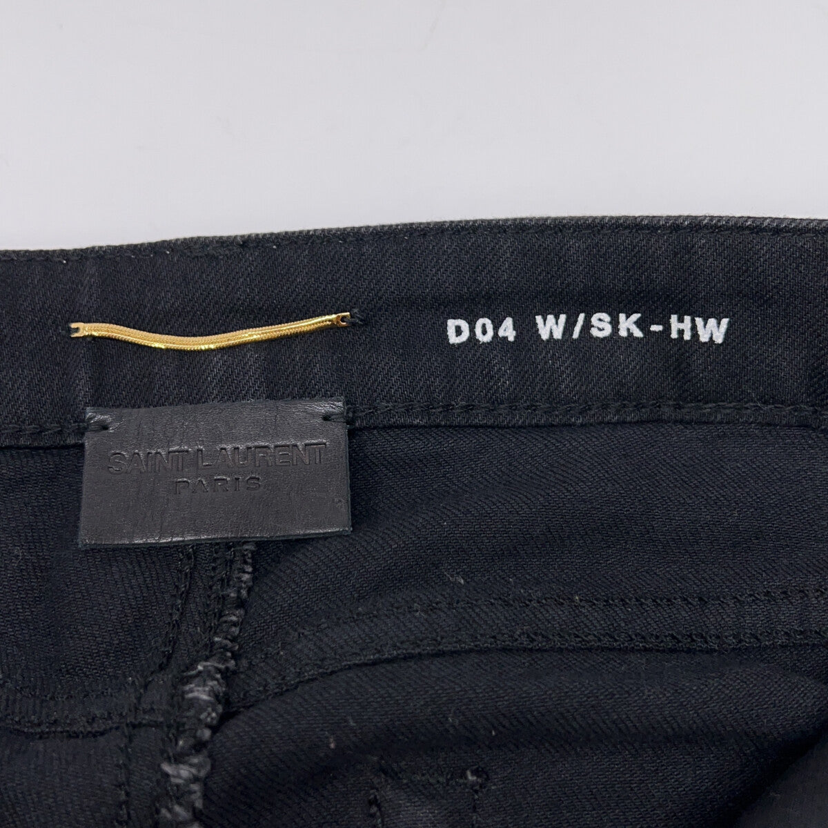 614478 YS500 ﾌﾞﾗｯｸ ｽｷﾆｰﾃﾞﾆﾑﾊﾟﾝﾂ ボトムス 25 レディース