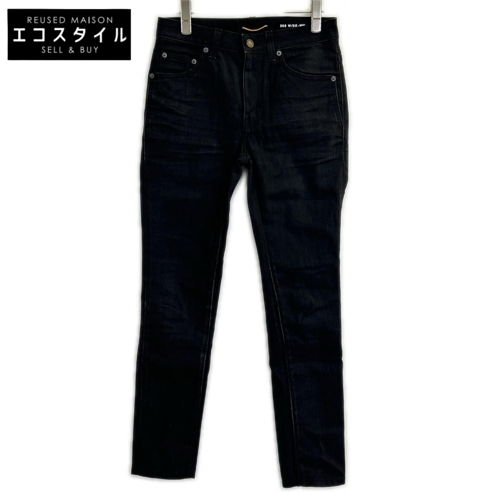 SAINT LAURENT PARIS 圣罗兰巴黎 527379 YO500 黑色 紧身牛仔裤 下装
