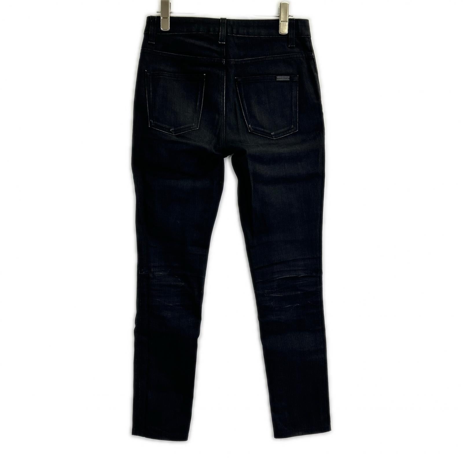 SAINT LAURENT PARIS 圣罗兰巴黎 527379 YO500 黑色 紧身牛仔裤 下装