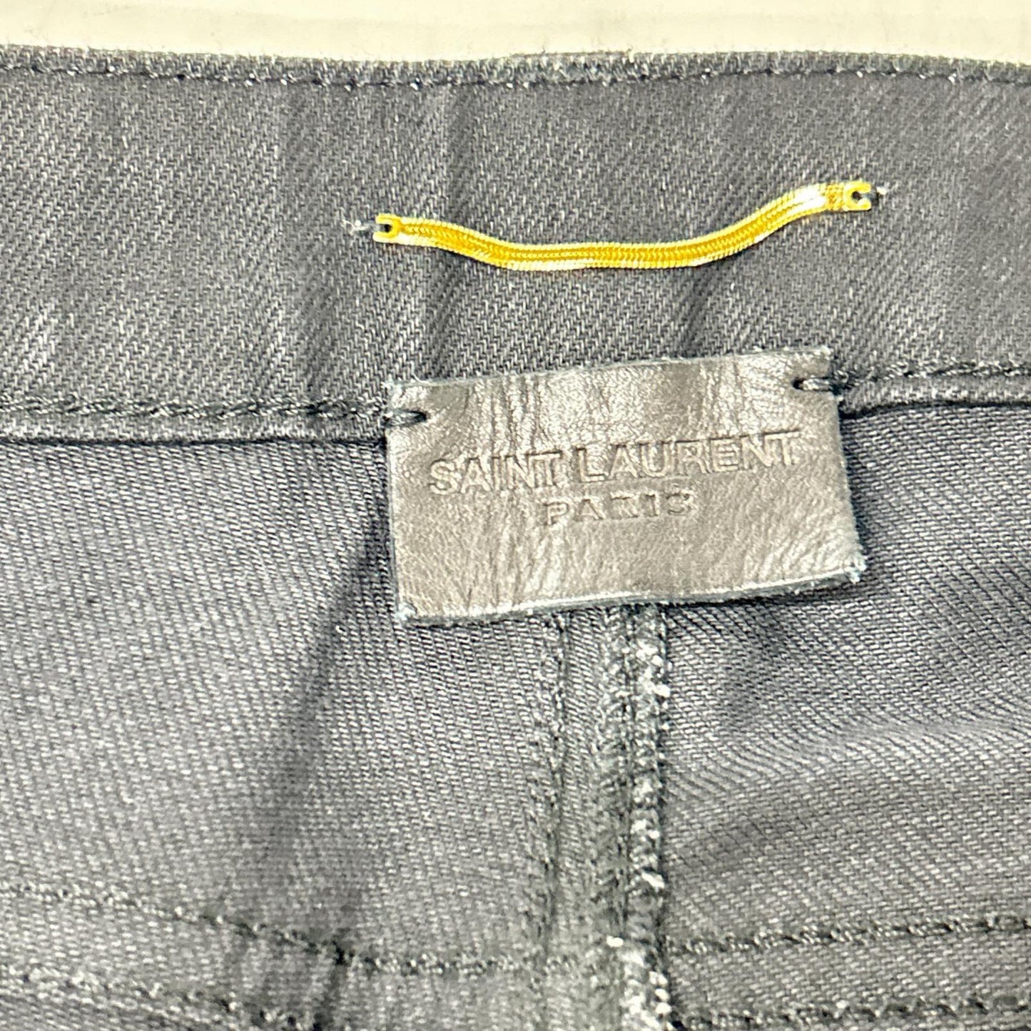 SAINT LAURENT PARIS 圣罗兰巴黎 527379 YO500 黑色 紧身牛仔裤 下装