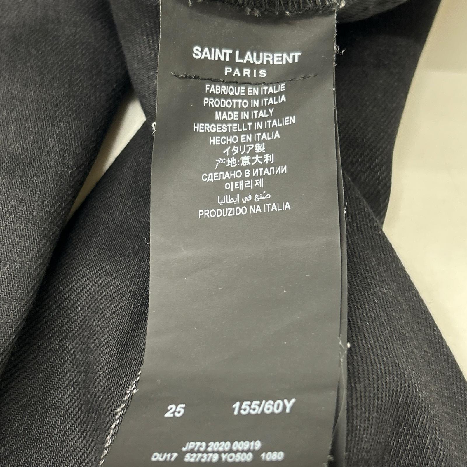 SAINT LAURENT PARIS 圣罗兰巴黎 527379 YO500 黑色 紧身牛仔裤 下装