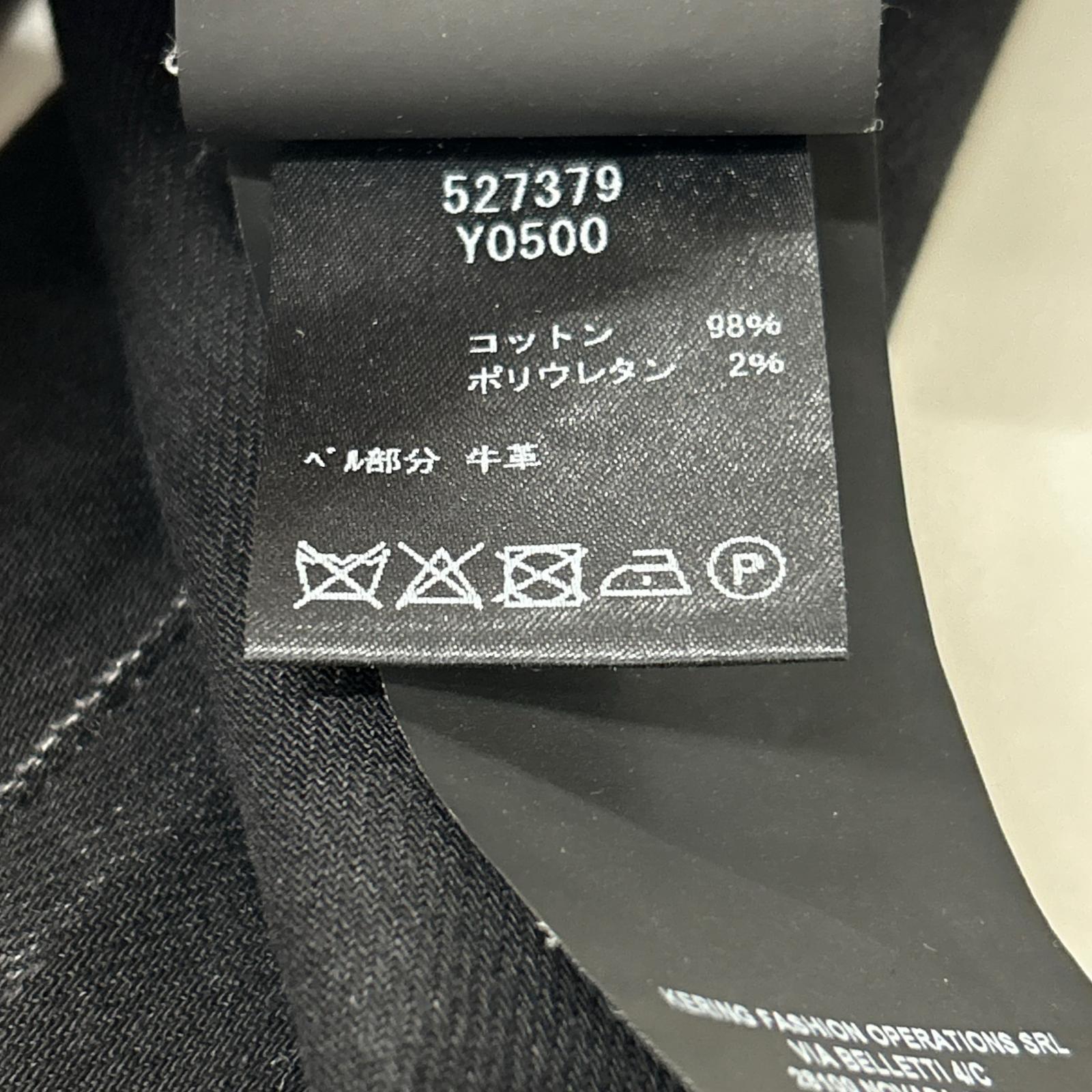 SAINT LAURENT PARIS 圣罗兰巴黎 527379 YO500 黑色 紧身牛仔裤 下装