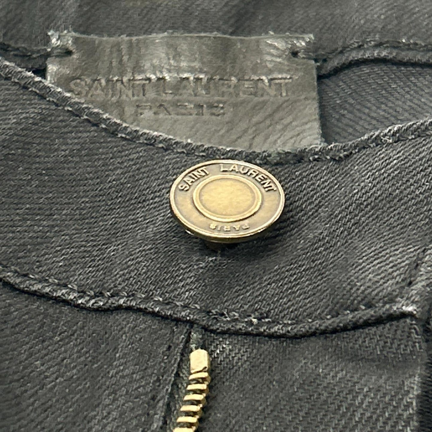 SAINT LAURENT PARIS 圣罗兰巴黎 527379 YO500 黑色 紧身牛仔裤 下装
