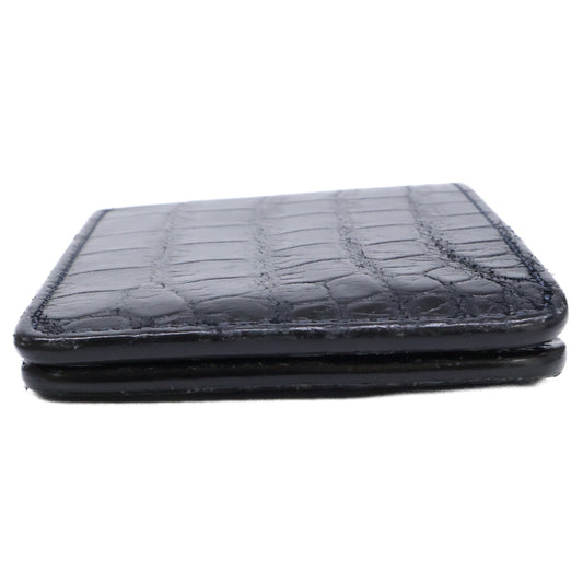 WILDSWANS ワイルドスワンズ 【美品】WINGS ウィングス クロコダイル/サドルプルアップ 2つ折り純札財布 二つ折り財布（小銭入れなし）