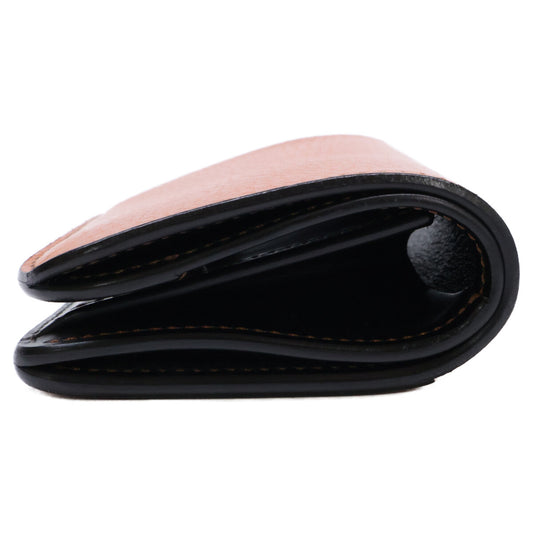 WILDSWANS Wild Swans【几乎全新】Minerva x Saddle PALM Ormo x BLK Saddle Pull-up 迷你钱包 短款钱包（带零钱包）