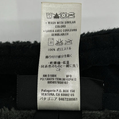 Patagonia 36102 2012 Black R4 POLARTEC Fleece Jacket Jacket