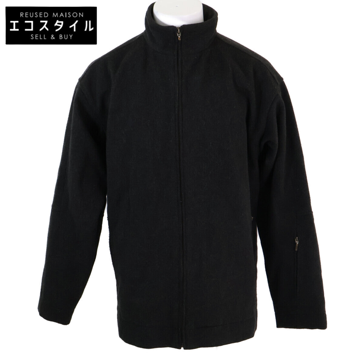Patagonia パタゴニア 27550 02年製 ブラック ウールナイロン ジップアップジャケット ジャケット