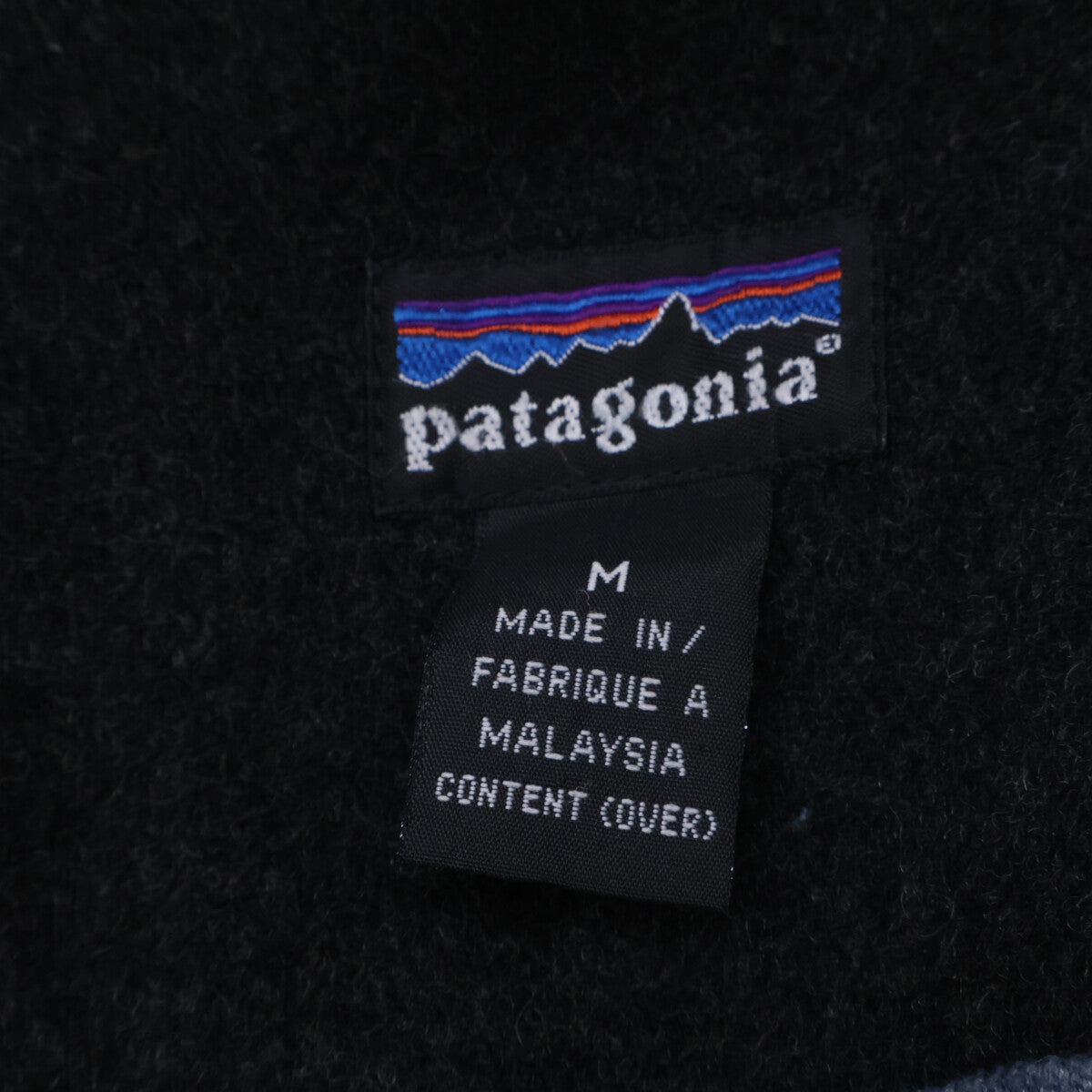 Patagonia パタゴニア 27550 02年製 ブラック ウールナイロン ジップアップジャケット ジャケット
