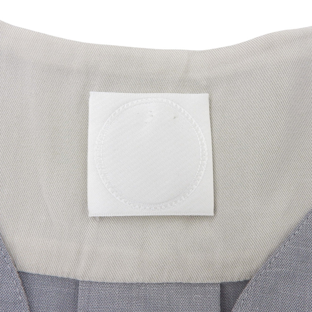 Women's Gray Poly-Linen Slit Kaftan Dress Size 4
