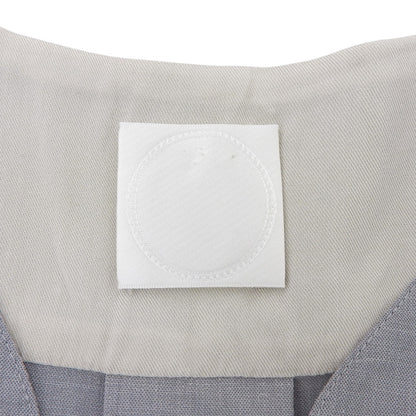 Women's Gray Poly-Linen Slit Kaftan Dress Size 4