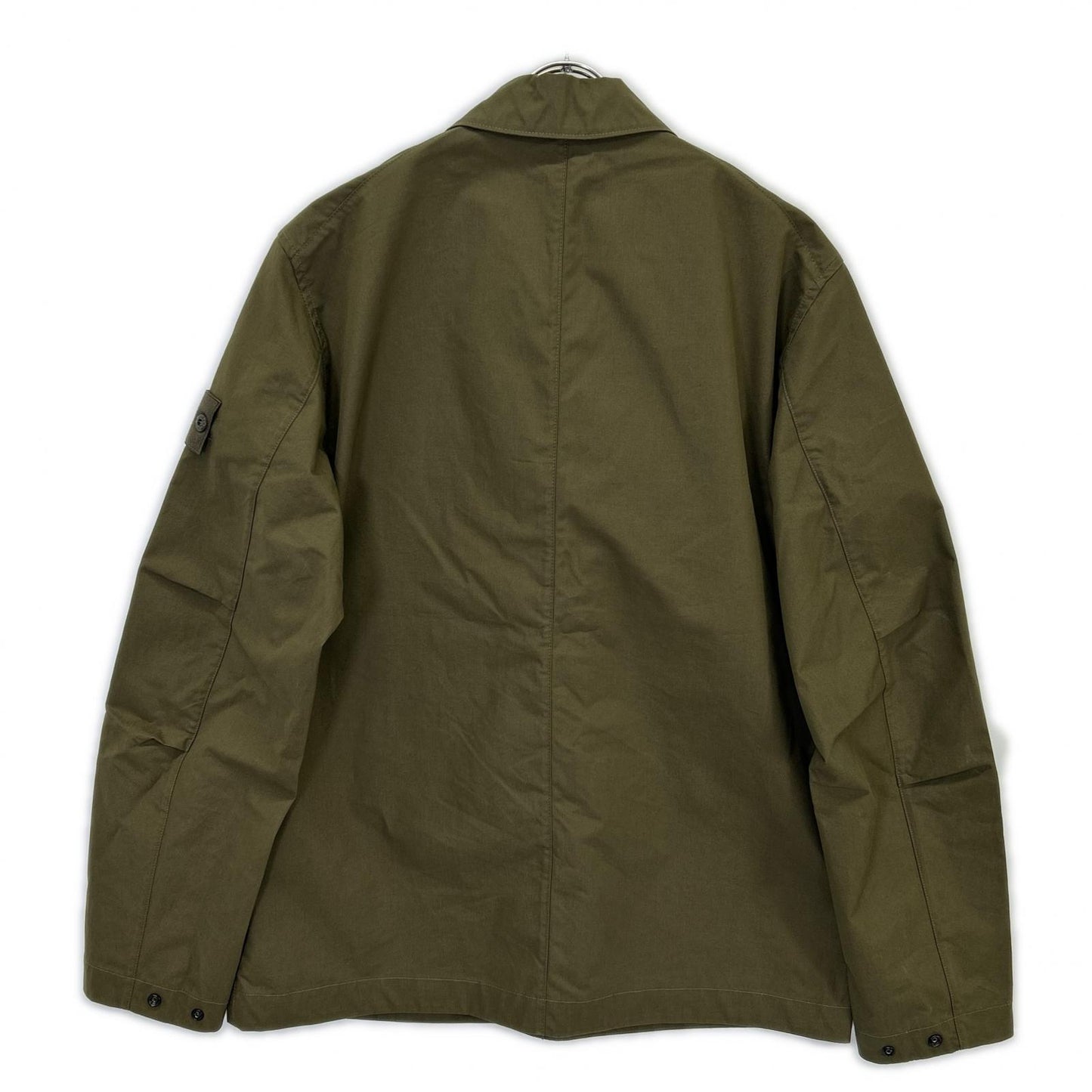STONE ISLAND STONE ISLAND 23SS 7815437F1 GHOST PIECE 卡其色标志纽扣 O-VENTILE 凡戴尔棉夹克 夹克