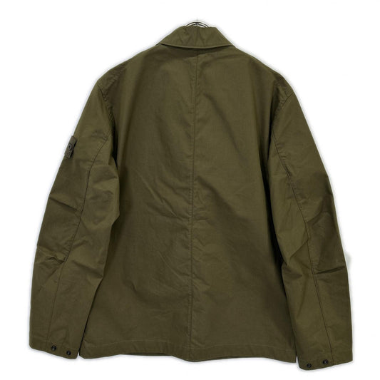 STONE ISLAND STONE ISLAND 23SS 7815437F1 GHOST PIECE 卡其色标志纽扣 O-VENTILE 凡戴尔棉夹克 夹克