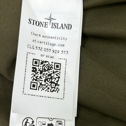 STONE ISLAND STONE ISLAND 23SS 7815437F1 GHOST PIECE 卡其色标志纽扣 O-VENTILE 凡戴尔棉夹克 夹克